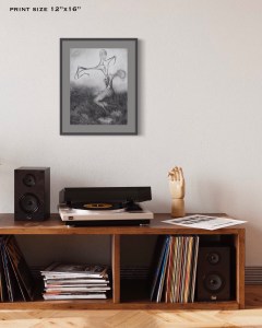 Rebirth (charcoal) - Print